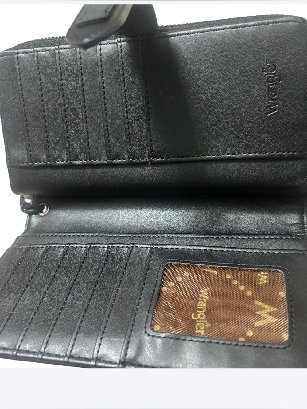 Wrangler Leopard Print Wristlet EUC - Picture 3 of 4